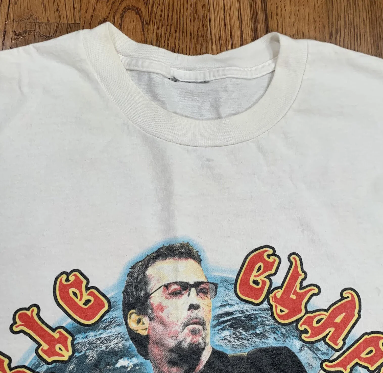 Vintage Eric Clapton Reptile 2001 Tour T Shirt (Size L) — RootsBK
